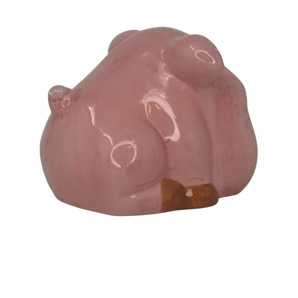 Vintage 1950's Pink Piggy Pig Kitchen Sponge Holder 3" Retro Whimsical - Picture 4 of 8